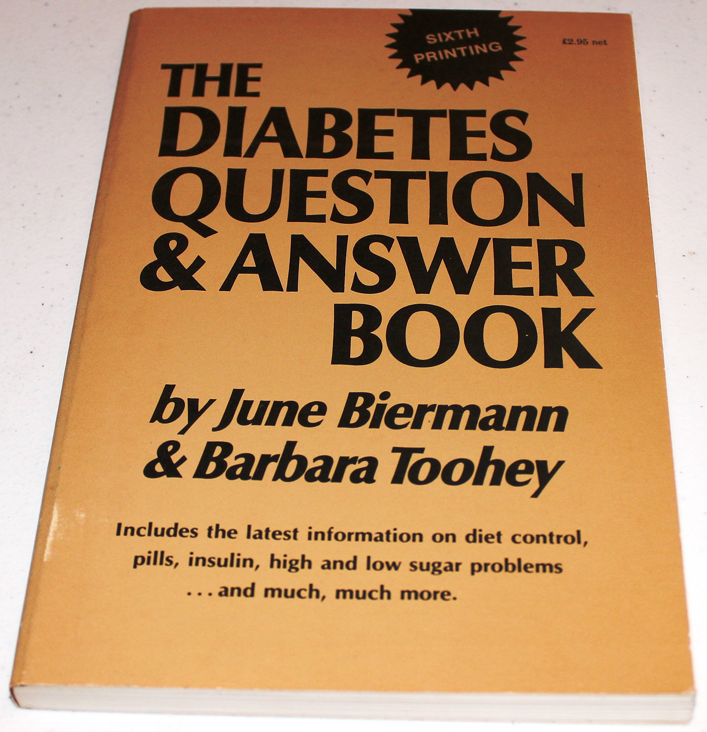 The diabetes question and answer book by June Biermann Goodreads