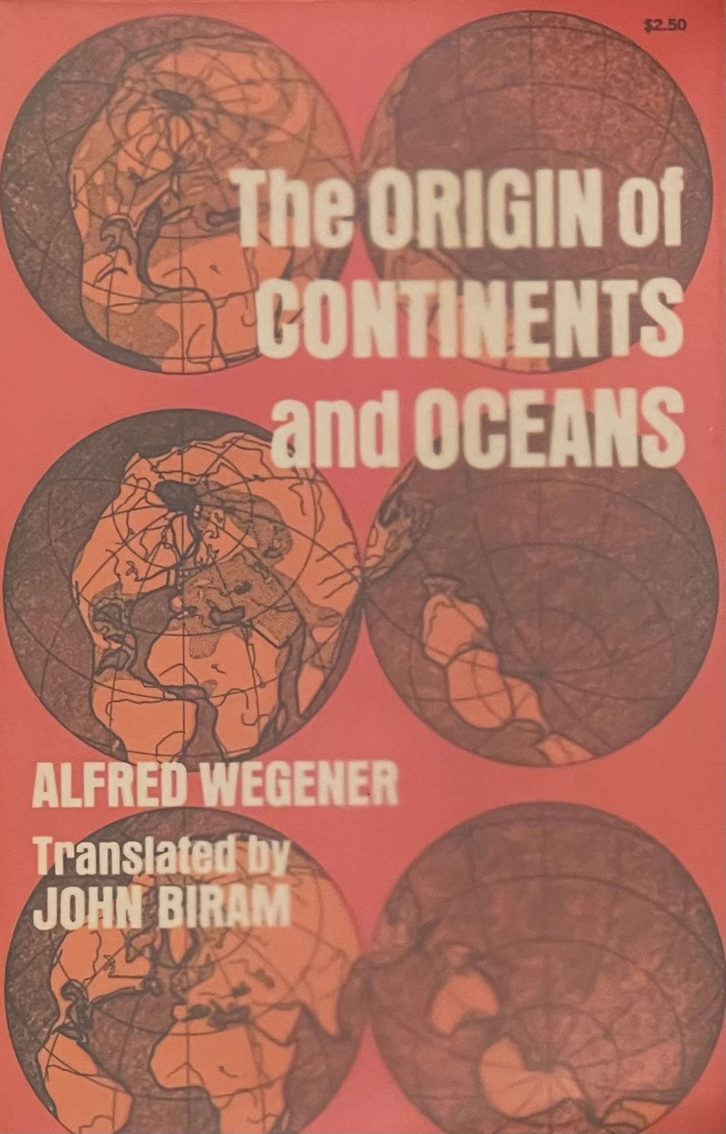 The Origin of Continents and Oceans 1966 Edition by Alfred Wegener
