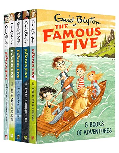 Enid Blyton Famous Five Series 1 5 Books Collection Set By Enid Blyton Enid Blyton Famous Five Series 1 5 Books Collection Set By Enid Blyton