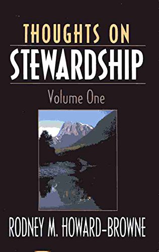 Thoughts on stewardship - Volume 1