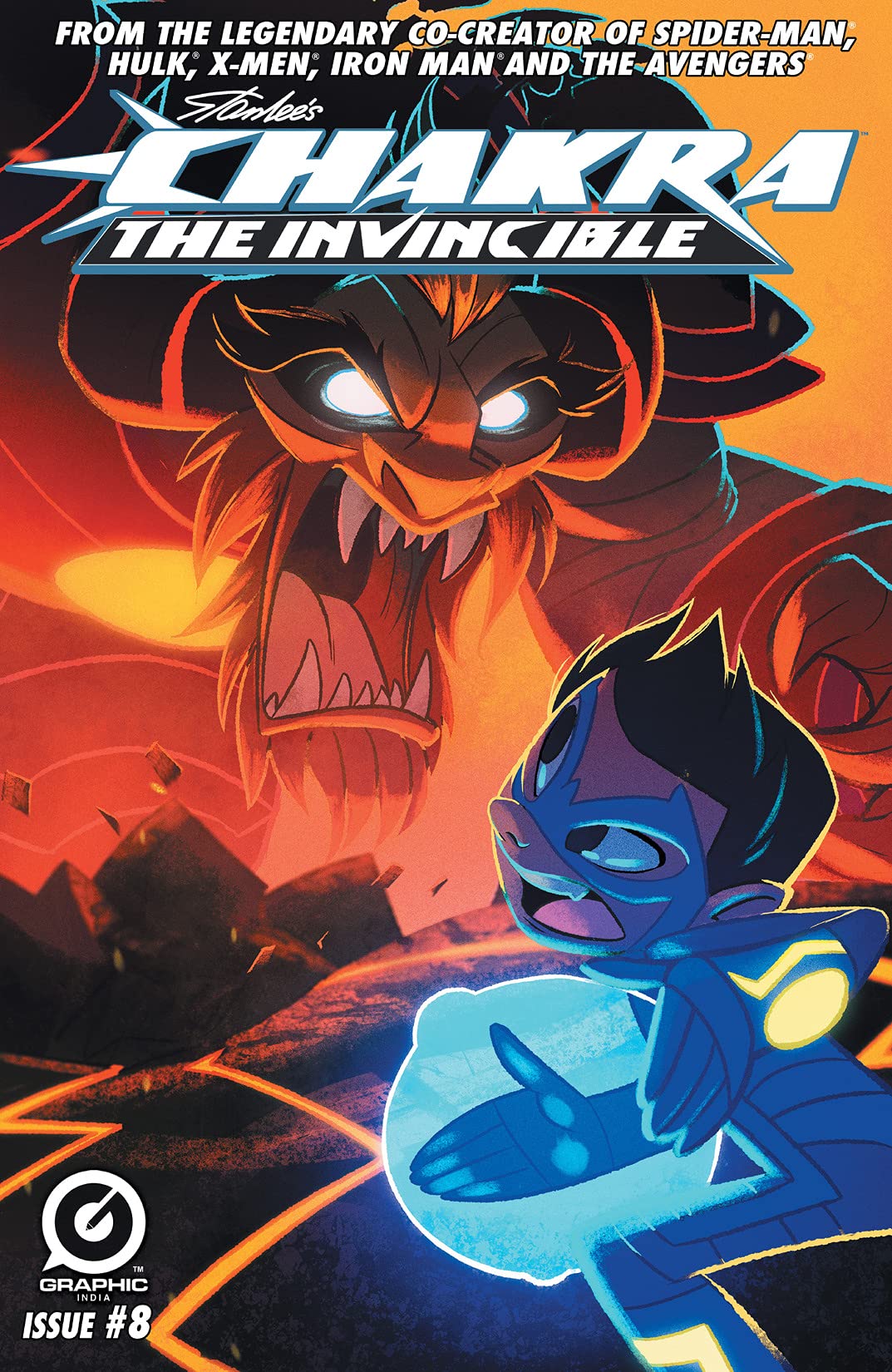 Stan Lee's Chakra The Invincible #8 book cover