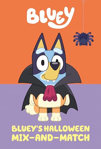 Bluey's Halloween Mix-and-Match book cover