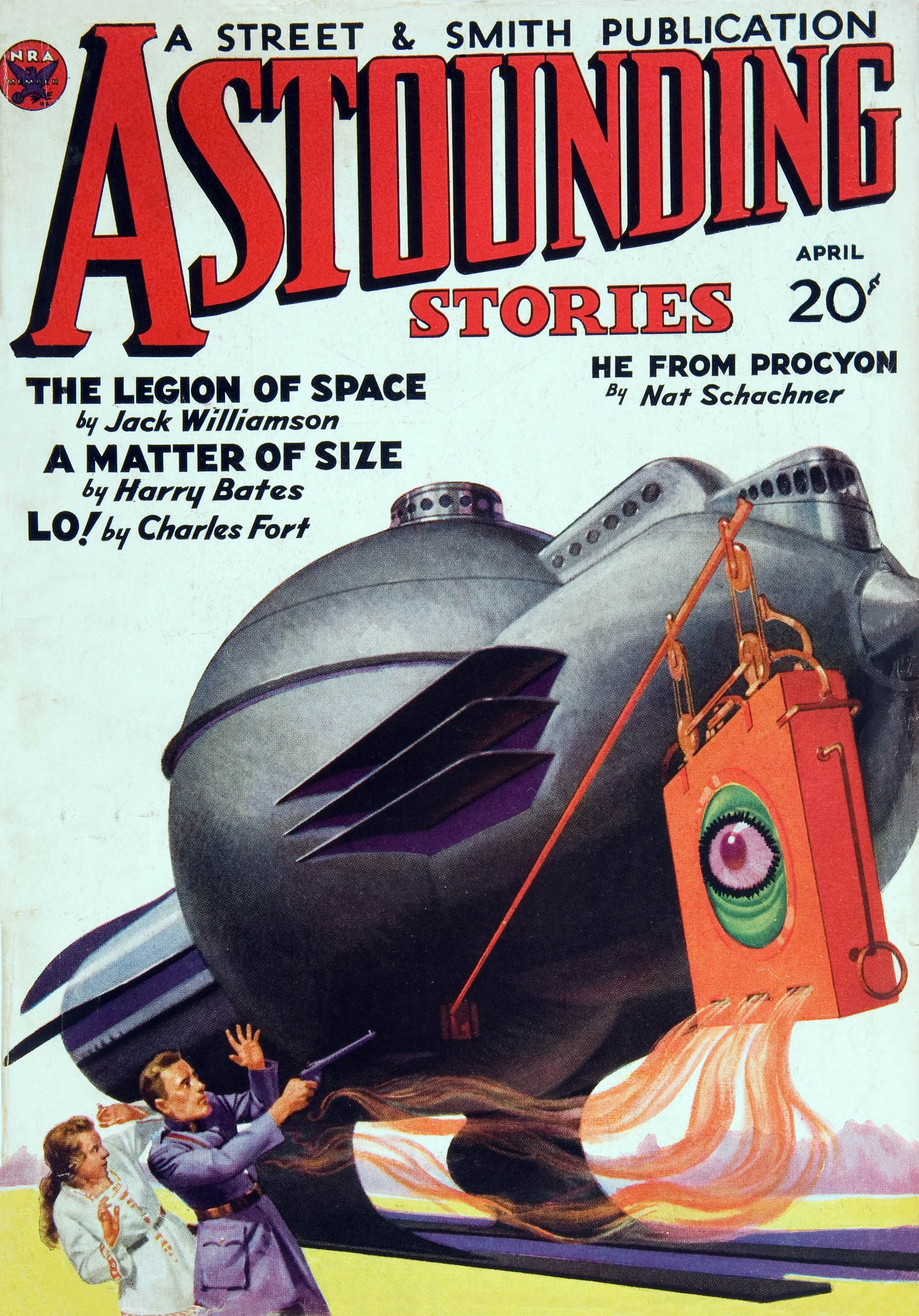 Astounding Stories, April 1934 book cover