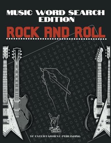 Word Search Music Edition: Legendary Rock and Roll Bands (Volume 1 ...