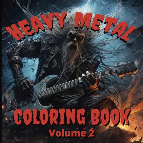 Heavy Metal Coloring Book Vol. 2 by Shawn Kichta Goodreads