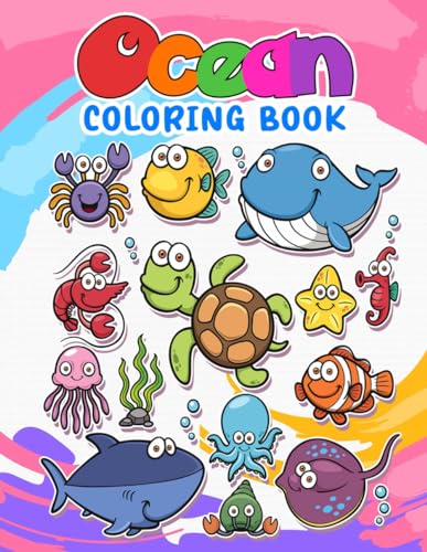 Ocean Coloring Books: Stress Relief Relaxing Coloring Pages with