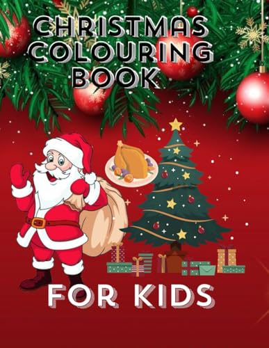 Christmas colouring book for kids: 50 fun and simple Christmas ...