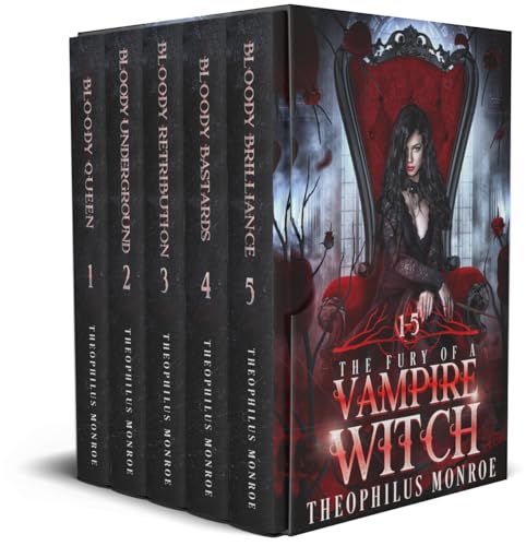 The Fury of a Vampire Witch (Books 1-5): A paranormal and urban fantasy