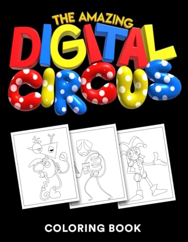 The Amazing Digital Circus Coloring Book: for Kids: Great Gift for Boys ...