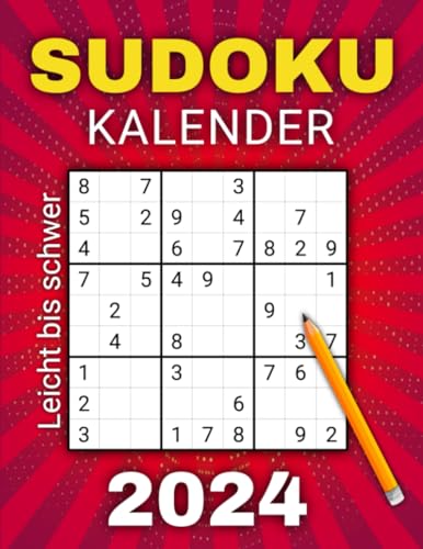 Sudoku Kalender 2024: Tägliche Rätselvielfalt für Erwachsene und