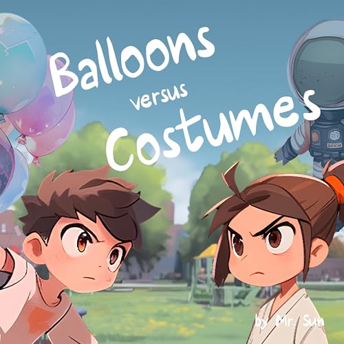 Balloons versus Costumes: A hilarious comic-styled book about competition & cooperation