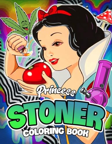 Princess Stoner Coloring Book: A Great Item For You To Color And Relax ...