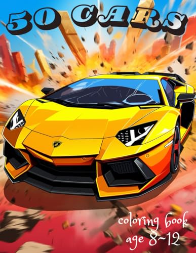 50 cars coloring book by ha eun baek | Goodreads