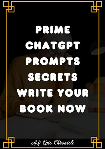Prime ChatGPT Prompts Secrets: Write Your Book Now by AI Epic Chronicle ...