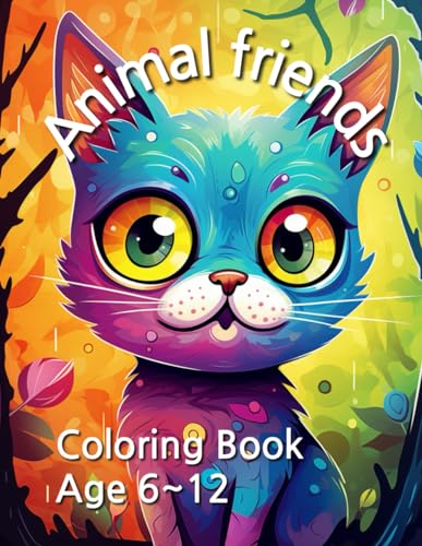 Animal friends coloring book: Coloring book with 50 different animals / Age 6~12 by Yoo Chul ...