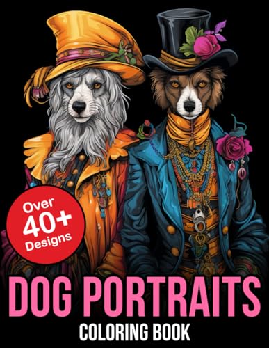 Dog Portraits Coloring Book: Unleash Your Creativity with Woof-tastic