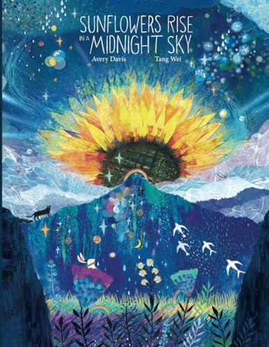 Sunflowers Rise in a Midnight Sky