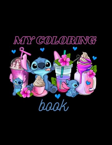 My coloring book Stitch: Stitch coloring book by Edition Bureautika ...