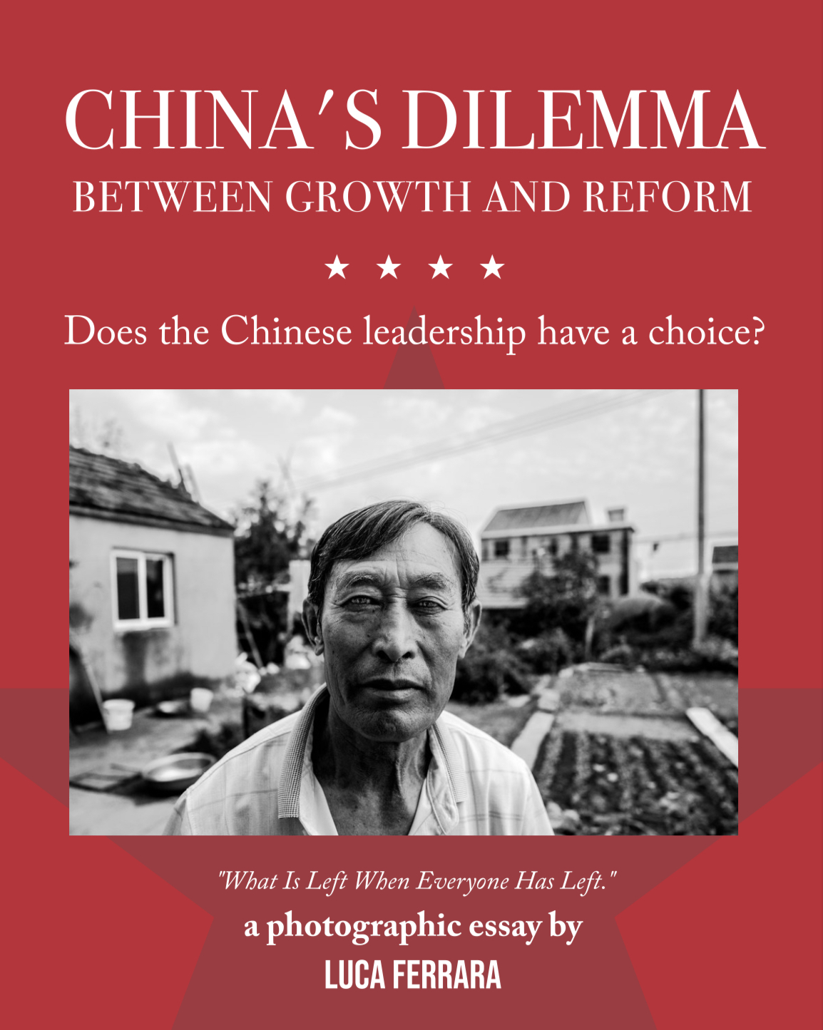 China's Dilemma, Between Growth and Reform: Does the Chinese leadership have a choice?