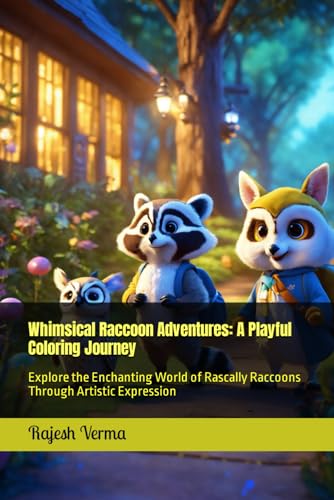 Whimsical Raccoon Adventures: A Playful Coloring Journey: Explore the