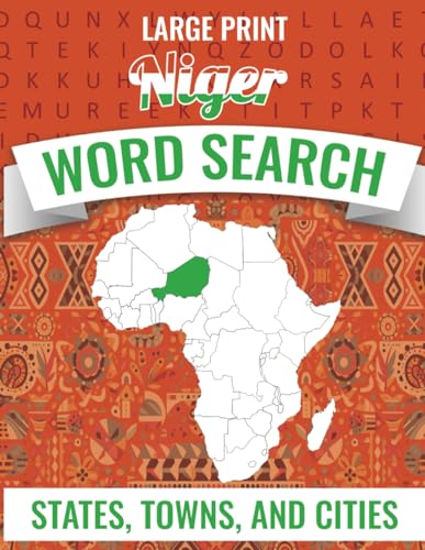 AFRICA WORD SEARCH PUZZLES BY COUNTRIES: NIGER - LARGE PRINT by Bleu ...