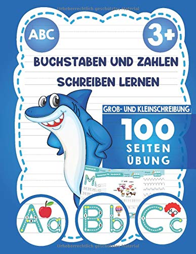 buchstaben und zahlen schreiben lernen: Ab 3 Jahren,Erste Groß- Und