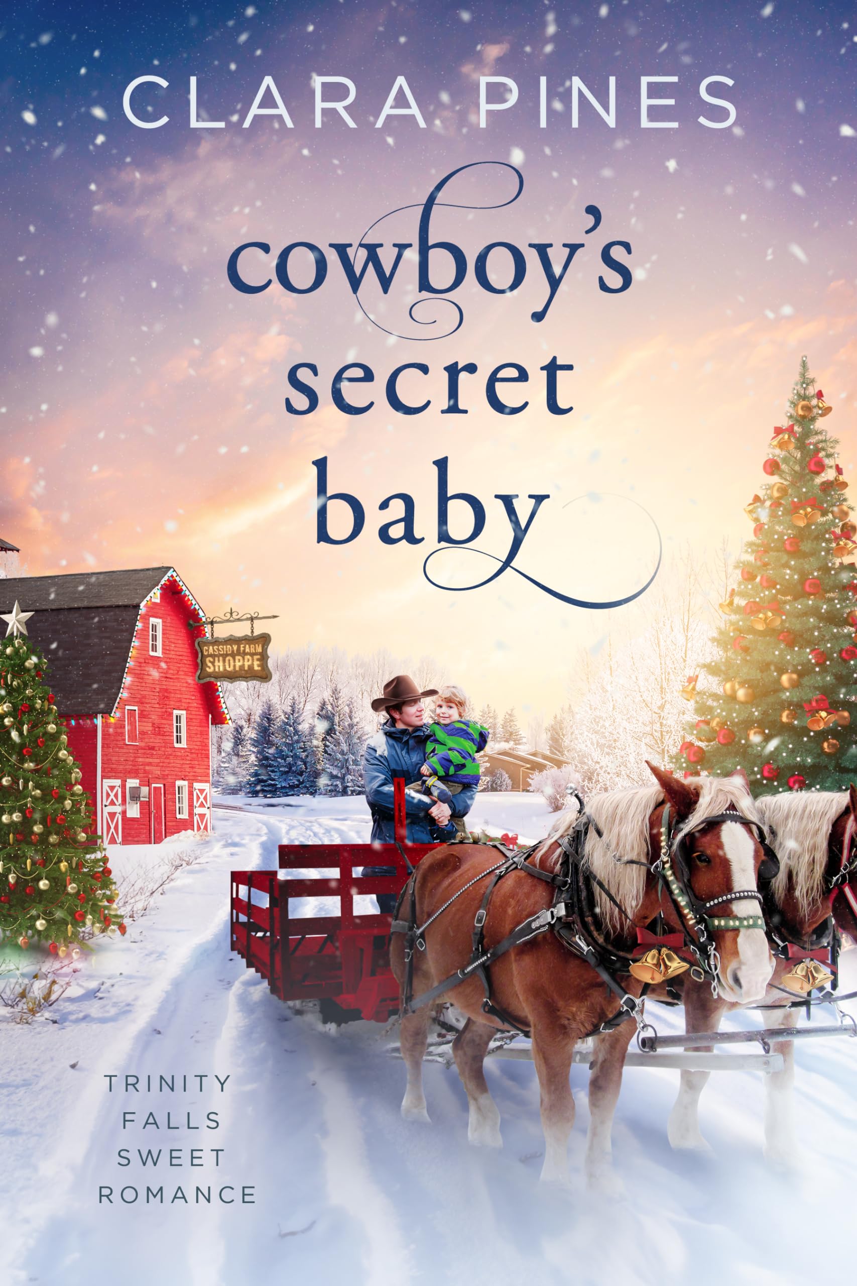 Trinity Falls Sweet Romance - Icicle Christmas book cover 1