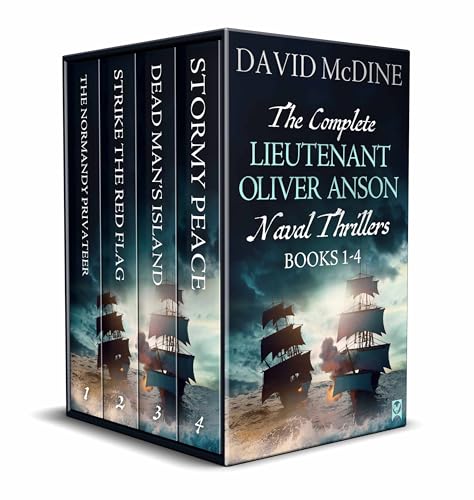 THE COMPLETE LIEUTENANT OLIVER ANSON NAVAL THRILLERS BOOKS 1–4 four gripping historical naval adventures