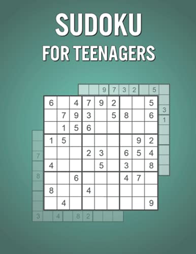 Sudoku For Teenagers: 600 Big Print Challenging Sudoku Puzzles for ...