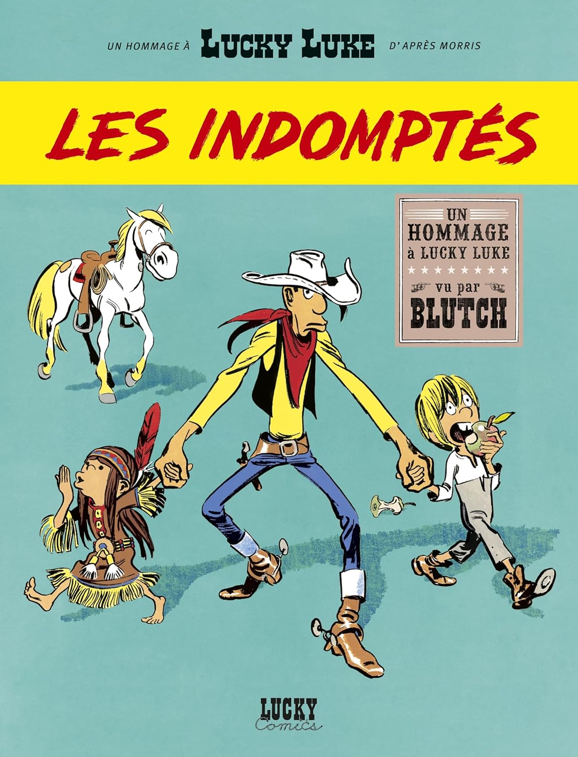 Les Indomptés (Lucky Luke book cover