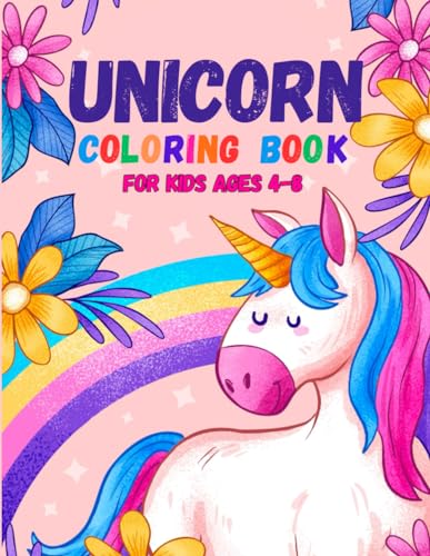 Unicorn Coloring Book: Cute, Fun, and Magical Coloring Book for Kids ...