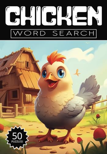 Chicken Word Search: 50 Rooster Puzzles, Word Find, Vocabulary Activity ...