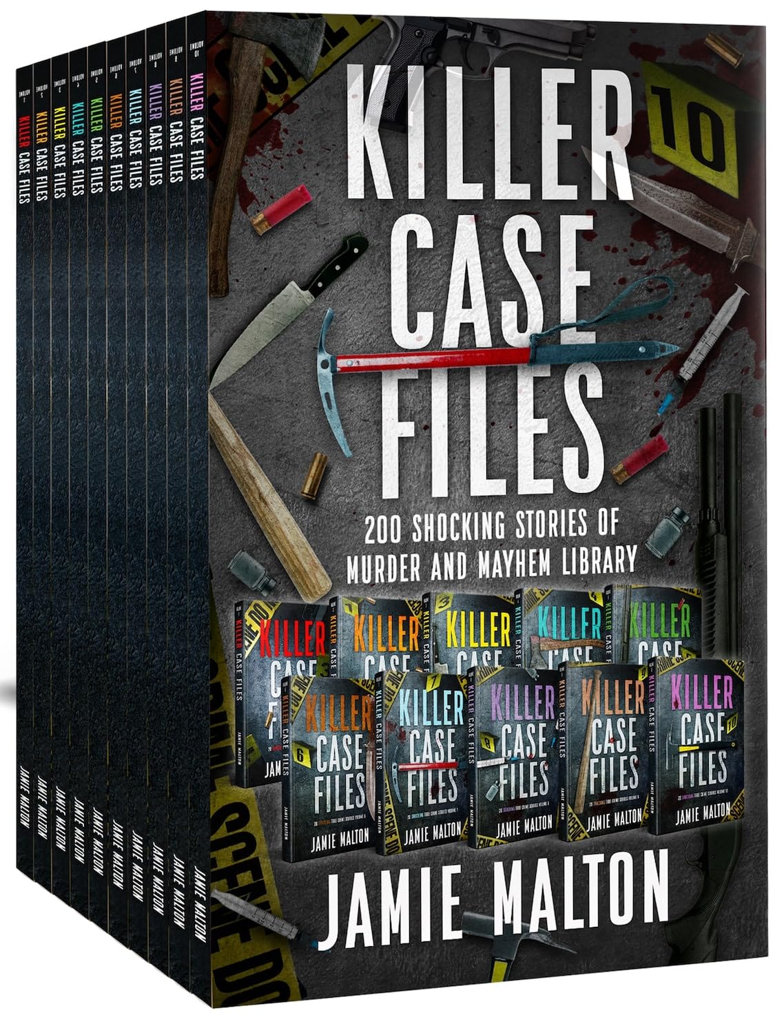 Killer Case Files: 200 Shocking Stories of Murder and Mayhem Library