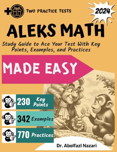 ALEKS Math Made Easy: Study Guide to Ace Your Test With Key Points ...