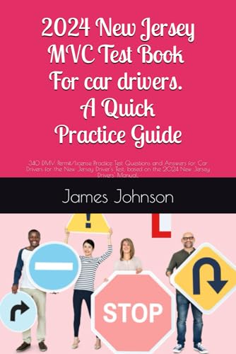 2024 New Jersey MVC (DMV)Test Book For car drivers A Quick Practice ...