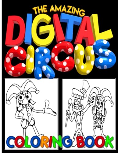 the amazing digital circus coloring book for kids: POMNI COLORING BOOK ...