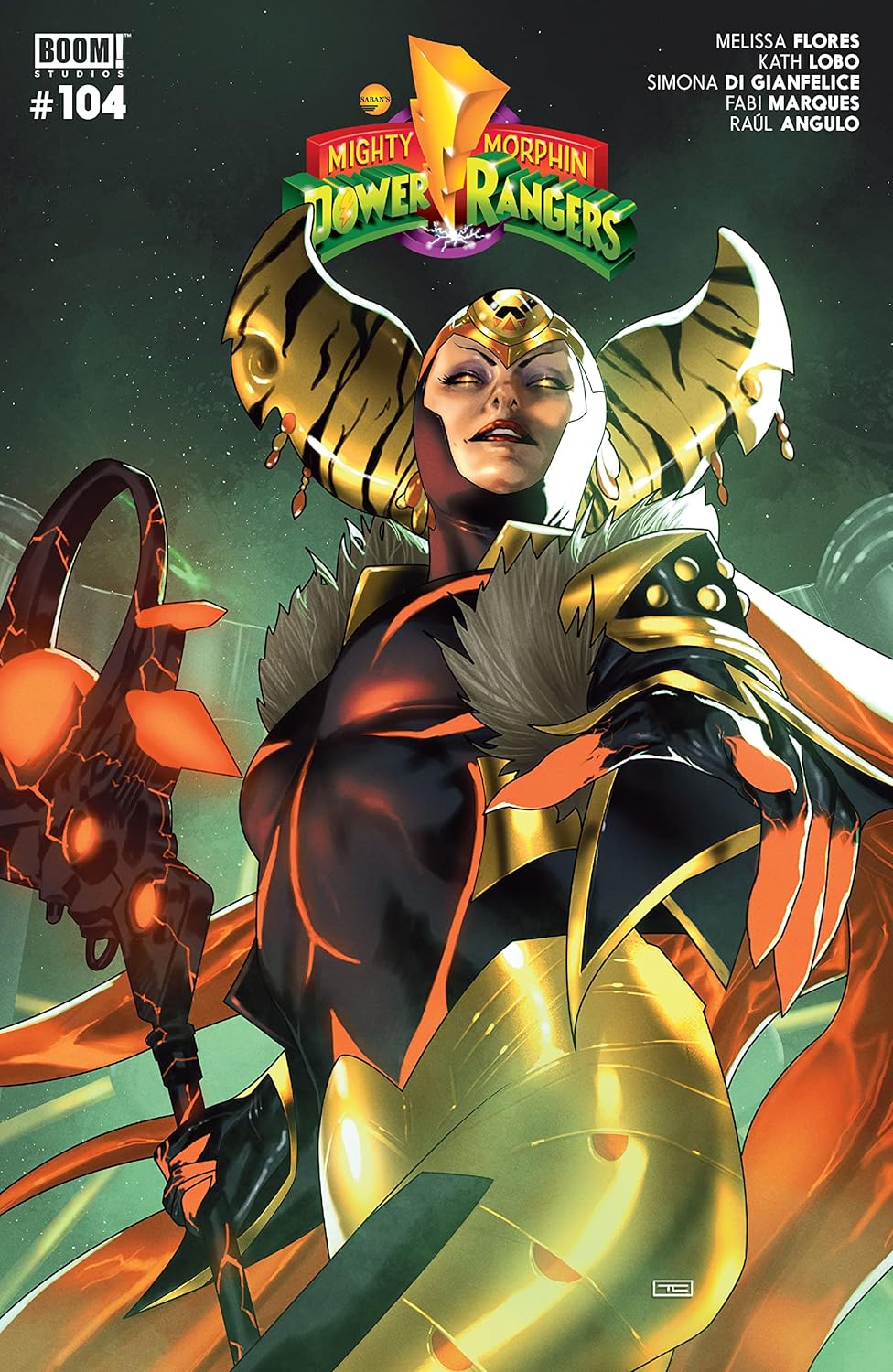 Mighty Morphin Power Rangers #104 book cover