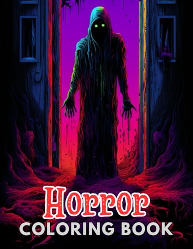Horror Coloring Book for Adult: High Quality +100 Beautiful Designs for