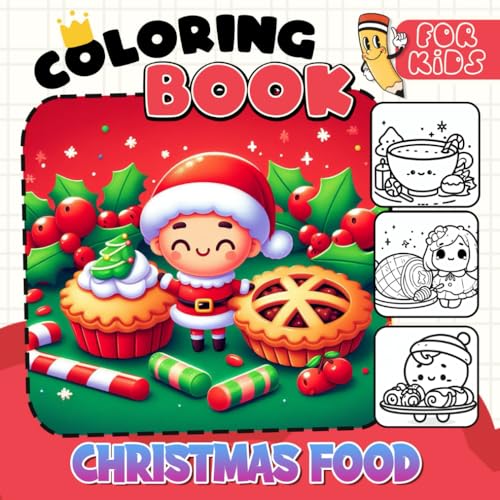 10 Fun Christmas Food Coloring Pages to Try