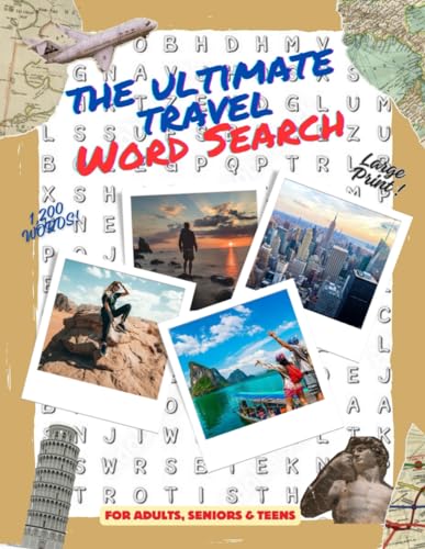 The Ultimate Travel Word Search: word search travel lovers book for ...