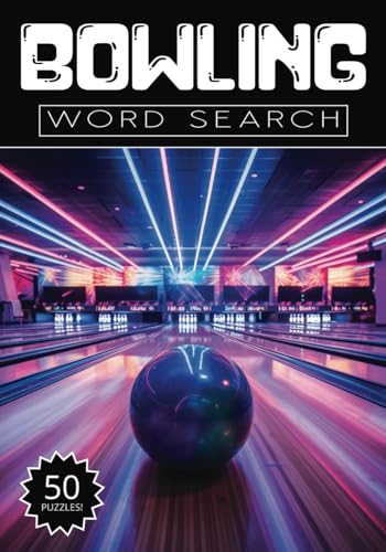 Bowling Word Search: 50 Sports Puzzles, Word Find, Vocabulary Activity