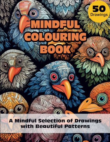 Mindful Colouring Book: A Mindful Selection of Drawings with Beautiful Patterns by Solutionary
