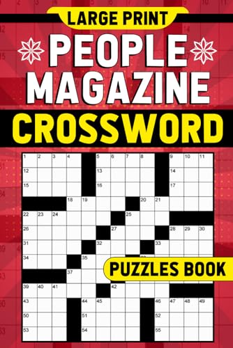 People Magazine Crossword Puzzles Book Large Print: Keep Your Mind Busy ...