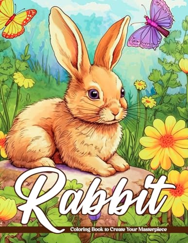 Drawing Book Rabit Rabbit Coloring Book: Hop into the World of Rabbits with this Coloring ...