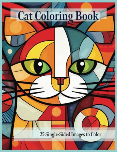 Cat Coloring Book: 25 Single-Sided Images to Color by Michadrum Coloring Books | Goodreads