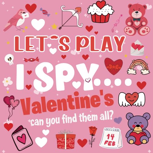 valentines day books for kids: I Spy Valentine's Day Book For Kids Ages ...