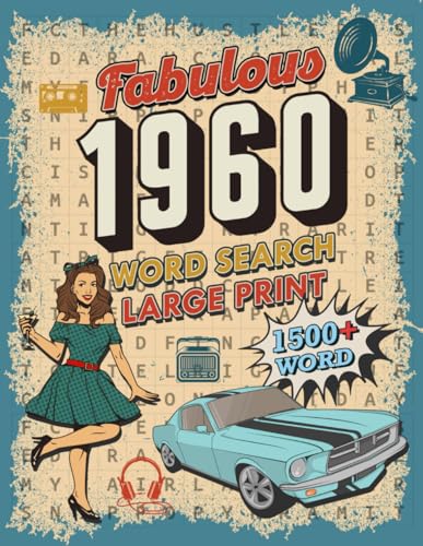 Large Print The fabulous 1960s Word Search: Explore the Iconic 1960s ...