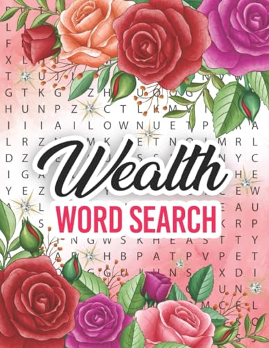 Wealth Word Search: Large Print Puzzle Book with Inspiring Words about ...