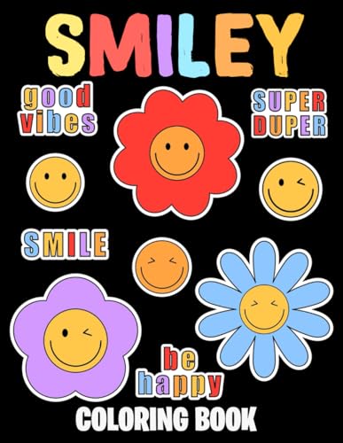 Smiley Coloring Book: Coloring pages filled with Smiley Jumbo