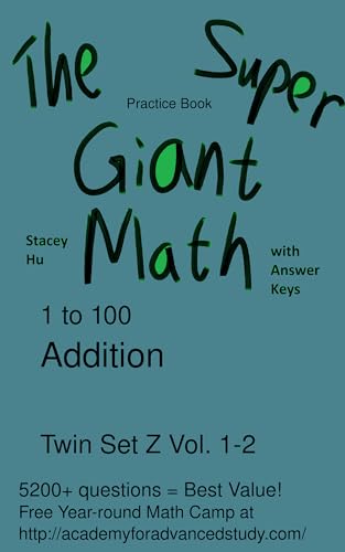 Empty Giant One Math The Super Giant Free Math Camp 1 to 100 Addition Twin Set Z : A Big ...